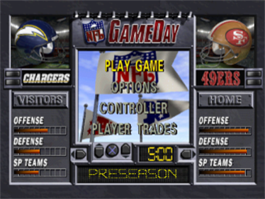 NFL GameDay - Screenshot - Game Title Image