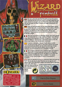 Wizard Pinball - Box - Back Image