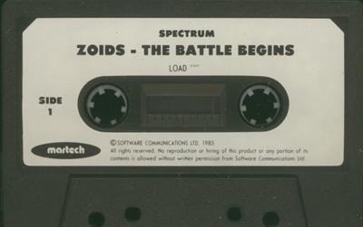 Zoids: The Battle Begins - Cart - Front Image