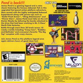 James Pond: Codename ROBOCOD - Box - Back Image