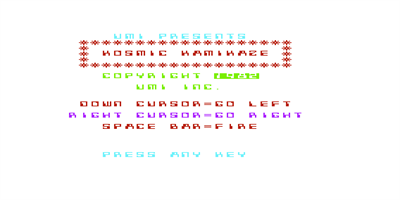Kosmic Kamikaze - Screenshot - Game Title Image