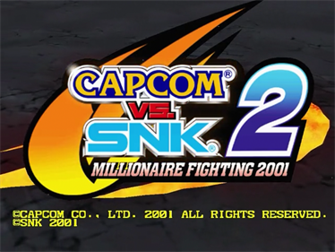 Capcom vs. SNK 2: Millionaire Fighting 2001 - Screenshot - Game Title Image