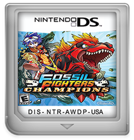 Fossil Fighters: Champions - Fanart - Cart - Front Image