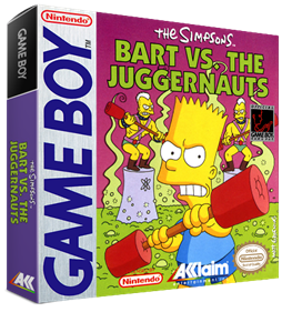 The Simpsons: Bart vs. the Juggernauts - Box - 3D Image