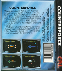 Counter Force - Box - Back Image