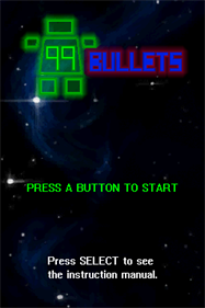 99Bullets - Screenshot - Game Title Image
