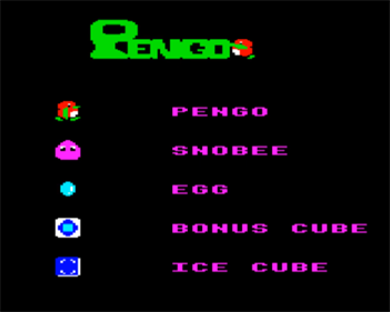 Penguin - Arcade - Controls Information Image