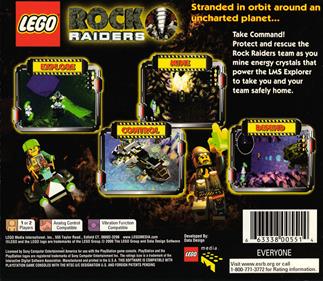 LEGO Rock Raiders - Box - Back Image