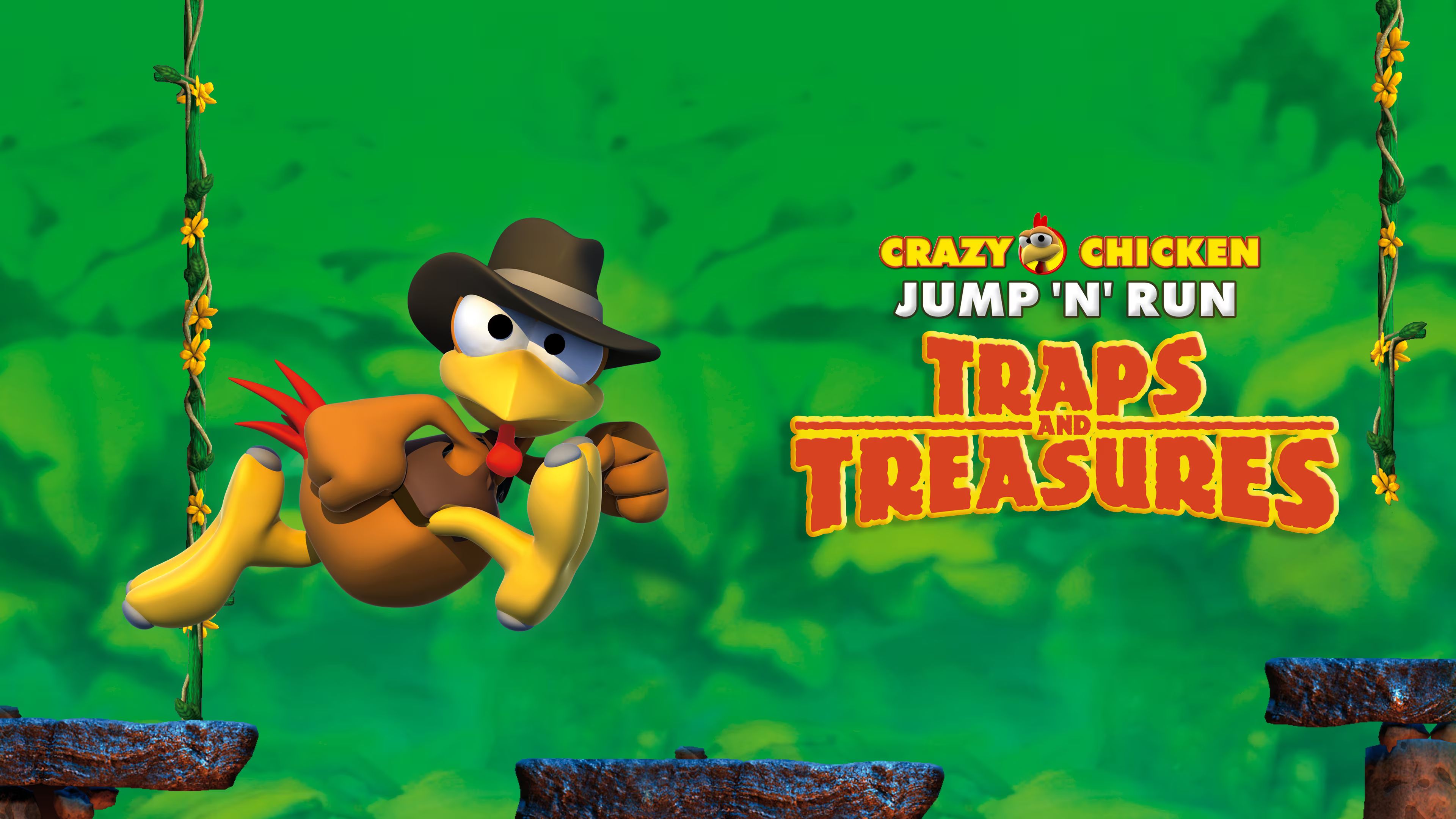 Crazy Chicken Jump 'n' Run Traps and Treasures