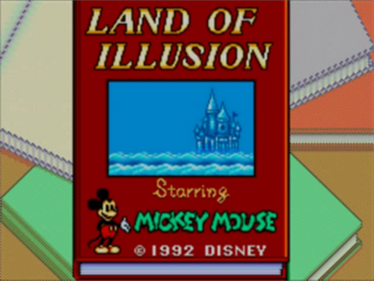 Land of Illusion Starring Mickey Mouse - Screenshot - Game Title Image