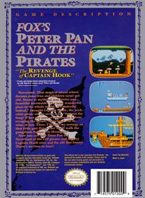 Fox's Peter Pan & the Pirates: The Revenge of Captain Hook - Box - Back Image