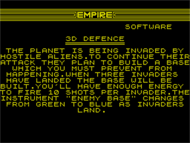 3D Defence - Screenshot - Game Title Image