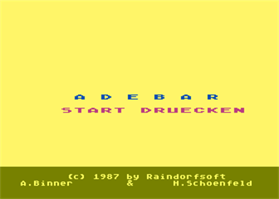 Adebar - Screenshot - Game Title Image
