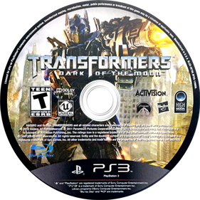 Transformers: Dark of the Moon - Disc Image