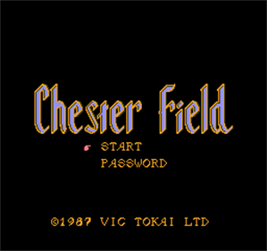 Chester Field: Ankoku Shin e no Chōsen - Screenshot - Game Title Image