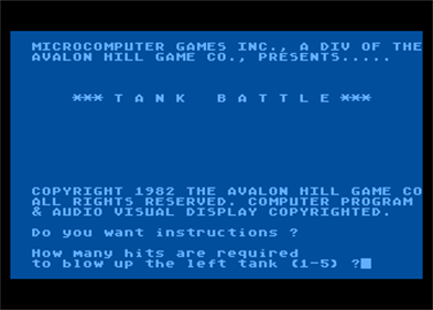 Arcade Pak #5: Tank Arkade - Screenshot - Game Title Image