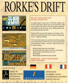 Rorke's Drift - Box - Back Image