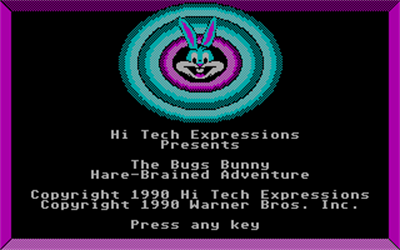 The Bugs Bunny Hare-Brained Adventure - Screenshot - Game Title Image