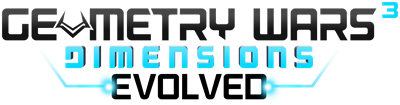 Geometry Wars 3: Dimensions Evolved - Clear Logo Image