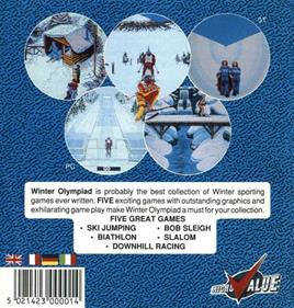 Winter Olympiad 88 - Box - Back Image