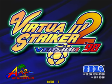 Virtua Striker 2 '98 - Screenshot - Game Title Image