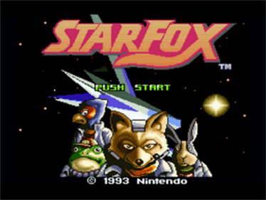 Star Fox Nightmare B - Screenshot - Game Title Image