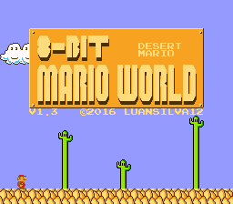 8-bit Mario World: Desert Mario