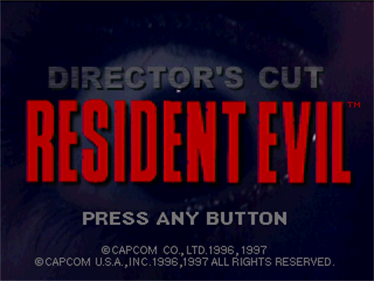 Resident Evil: Director's Cut - Screenshot - Game Title Image