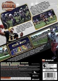 Black College Football: The Xperience - Box - Back Image