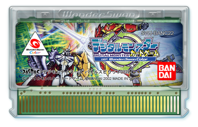Digital Monster Card Game: Ver. WonderSwan Color - Fanart - Cart - Front