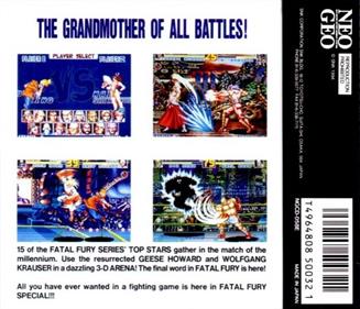 Fatal Fury Special - Box - Back Image