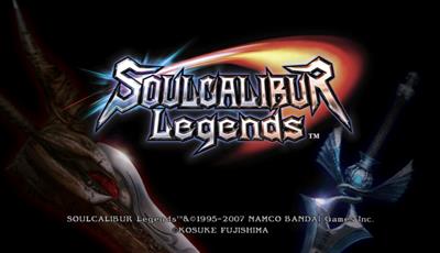 SoulCalibur Legends - Screenshot - Game Title Image
