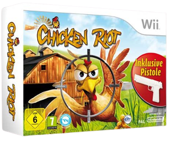 Chicken Riot - Box - 3D Image