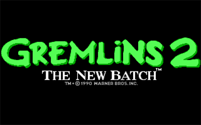 Gremlins 2: The New Batch (1990) - Screenshot - Game Title Image