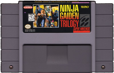 Ninja Gaiden Trilogy - Cart - Front Image
