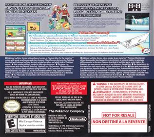 Pokémon SoulSilver Version - Box - Back Image