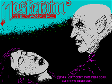 Nosferatu the Vampyre - Screenshot - Game Title Image