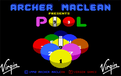 Archer MacLean's Pool - Screenshot - Game Title Image