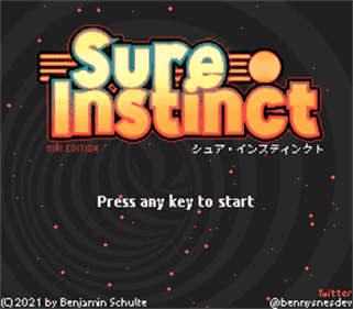 Sure Instinct - Screenshot - Game Title Image