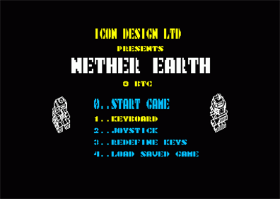 Nether Earth - Screenshot - Game Select