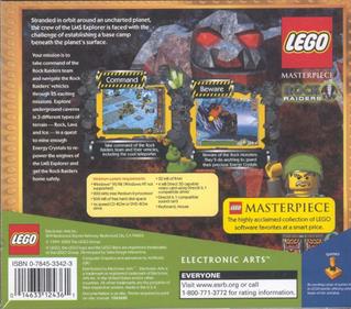 LEGO Rock Raiders - Box - Back Image
