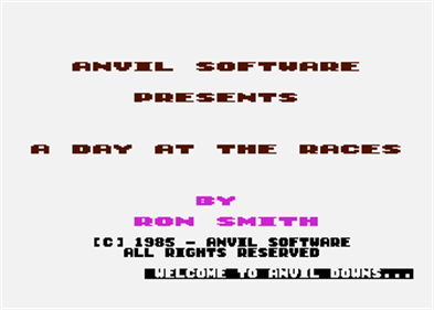 A Day at the Races - Screenshot - Game Title Image