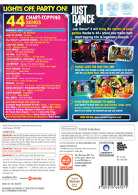 Just Dance 4 Special Edition - Box - Back Image