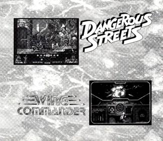 Dangerous Streets & Wing Commander - Box - Back Image