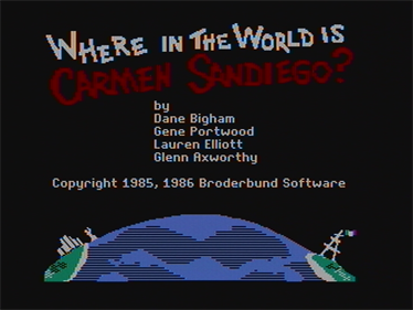 Where in the World is Carmen Sandiego? - Screenshot - Game Title Image