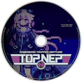 Dimension Tripper Neptune: TOP NEP - Fanart - Disc Image