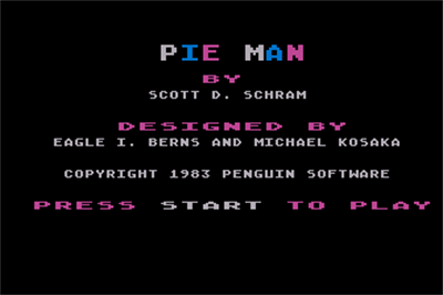 Pie-Man - Screenshot - Game Title Image