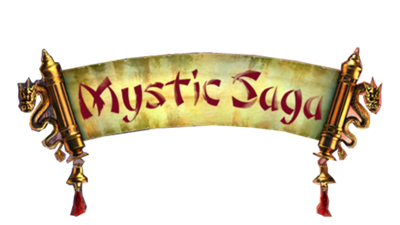 Mystic Saga - Clear Logo Image