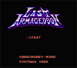 Last Armageddon - Screenshot - Game Title Image