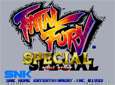 Fatal Fury Special - Screenshot - Game Title Image